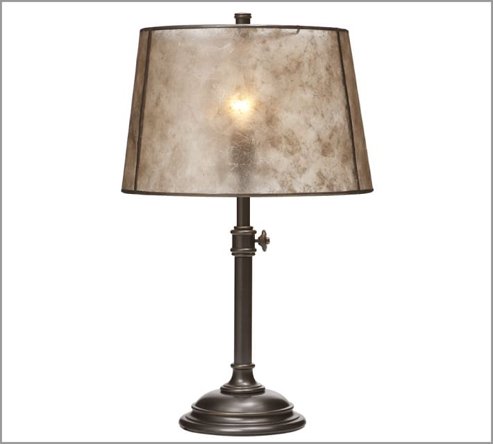 pottery barn mica lamp