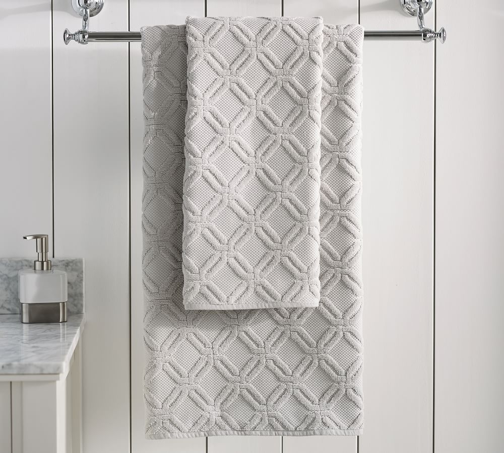 Blakely Hydrocotton Sculpted Towels Pottery Barn