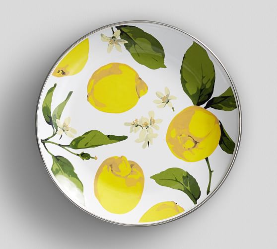 ceramic lemon plate