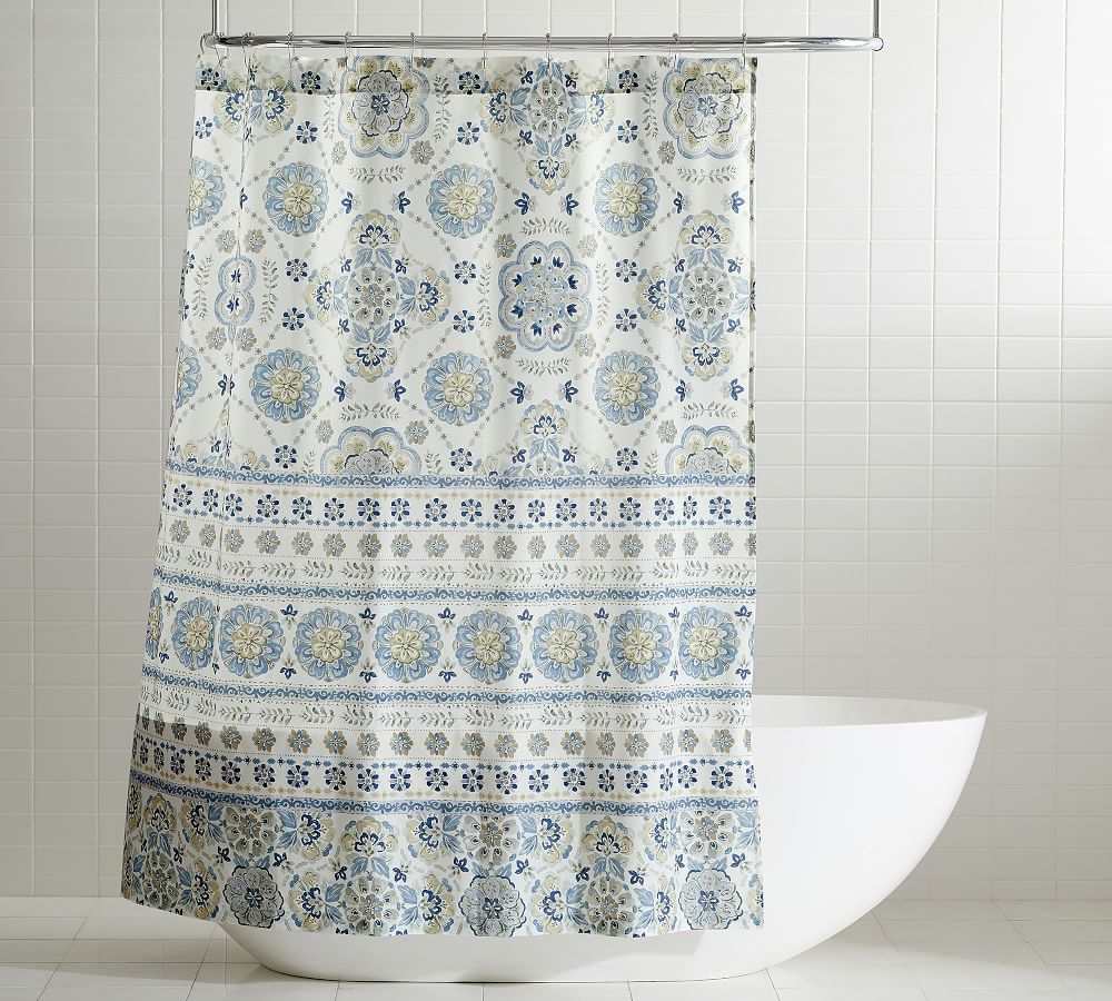Lila Shower Curtain Pottery Barn