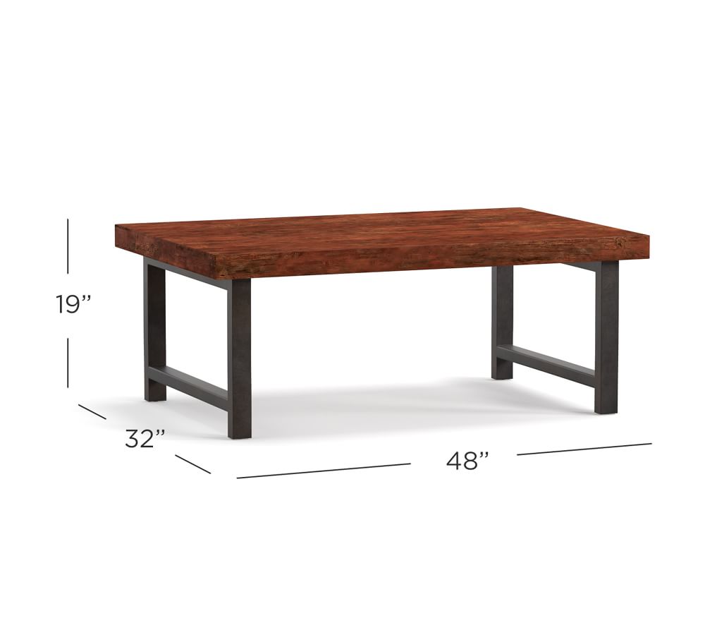 Griffin Reclaimed Wood Coffee Table Pottery Barn