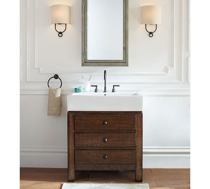 swing arm sconce bathroom