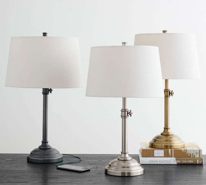 pottery barn task lamp