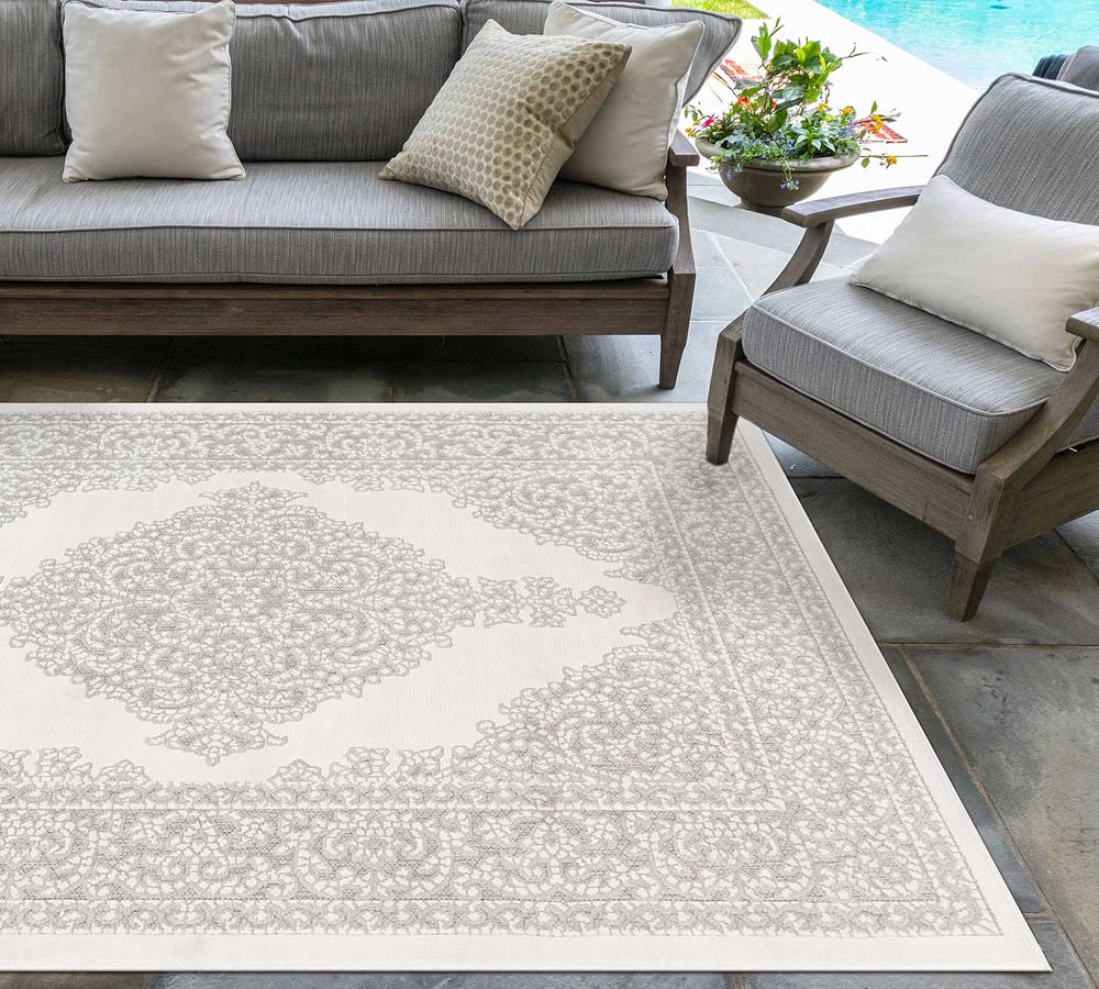 Ripon Indoor/Outdoor Rug Pottery Barn