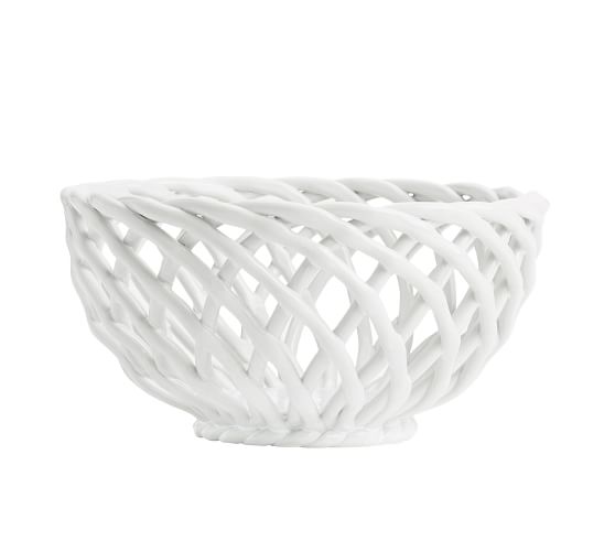 ceramic woven bowl