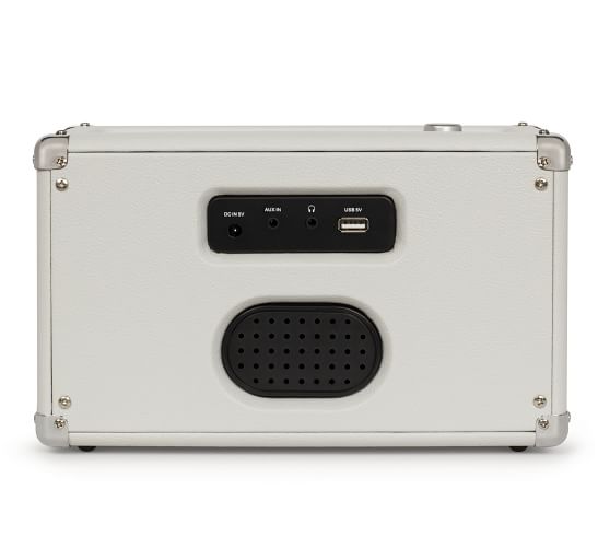 crosley charlotte faux leather bluetooth speaker