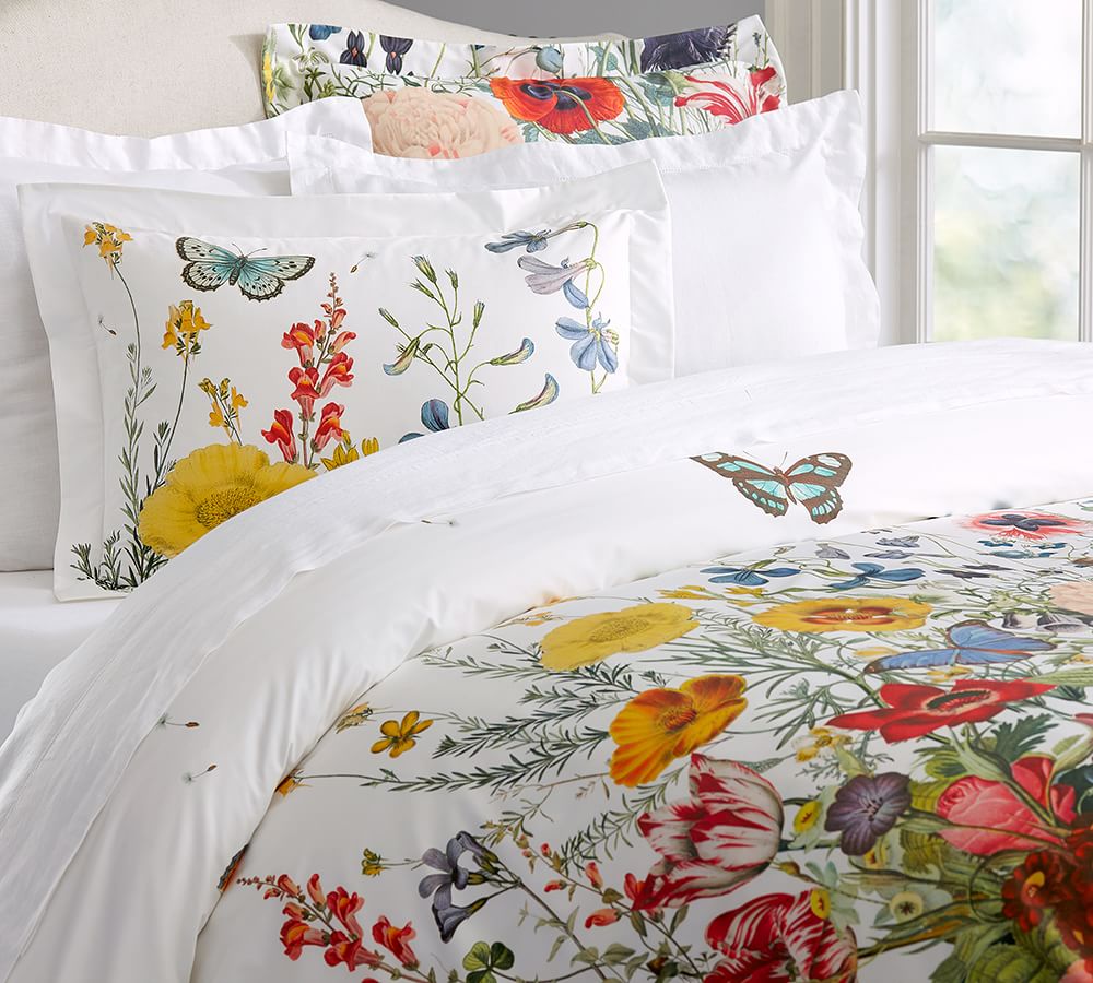 pottery barn botanical duvet