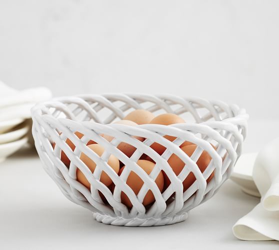 ceramic woven bowl