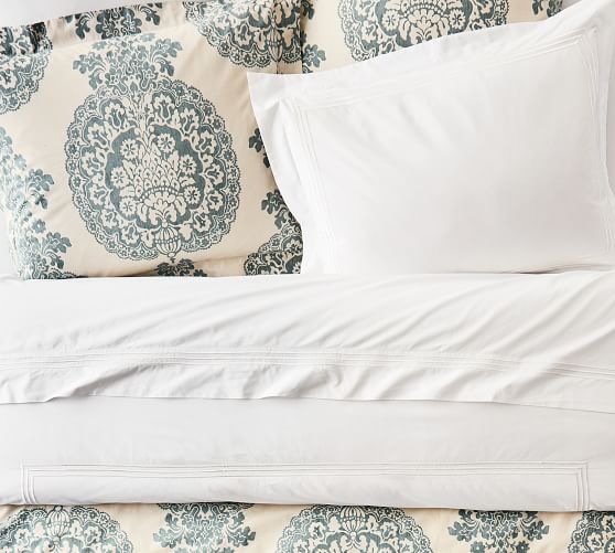 pottery barn grand embroidered duvet