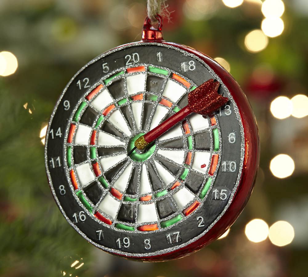 Dartboard Christmas Ornament Pottery Barn