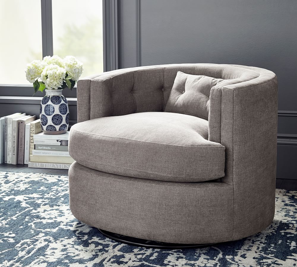 round rotating armchair