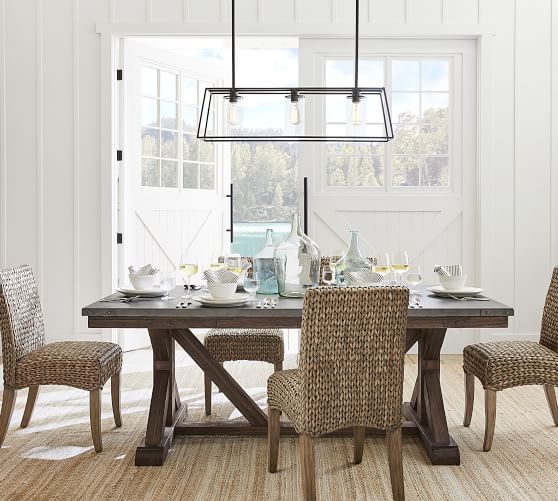 pottery barn seagrass chairs