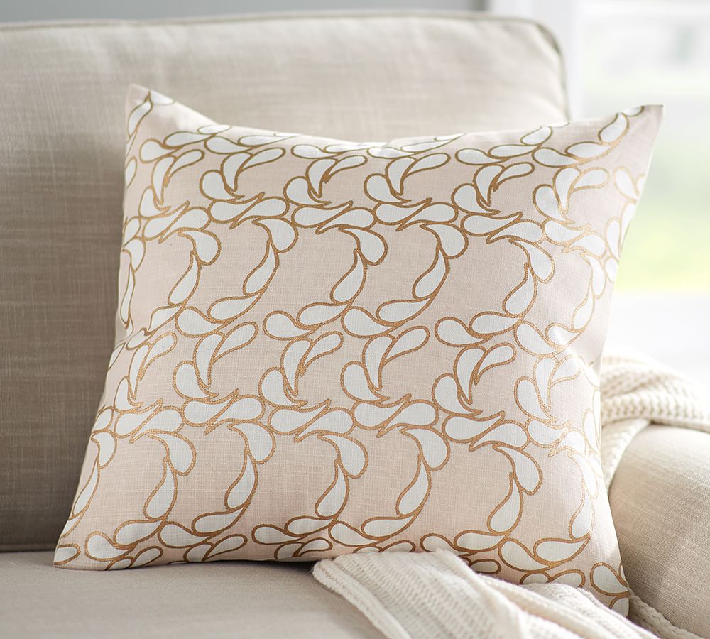 Athena Printed Decorative Pillow Cover | Pottery Barn