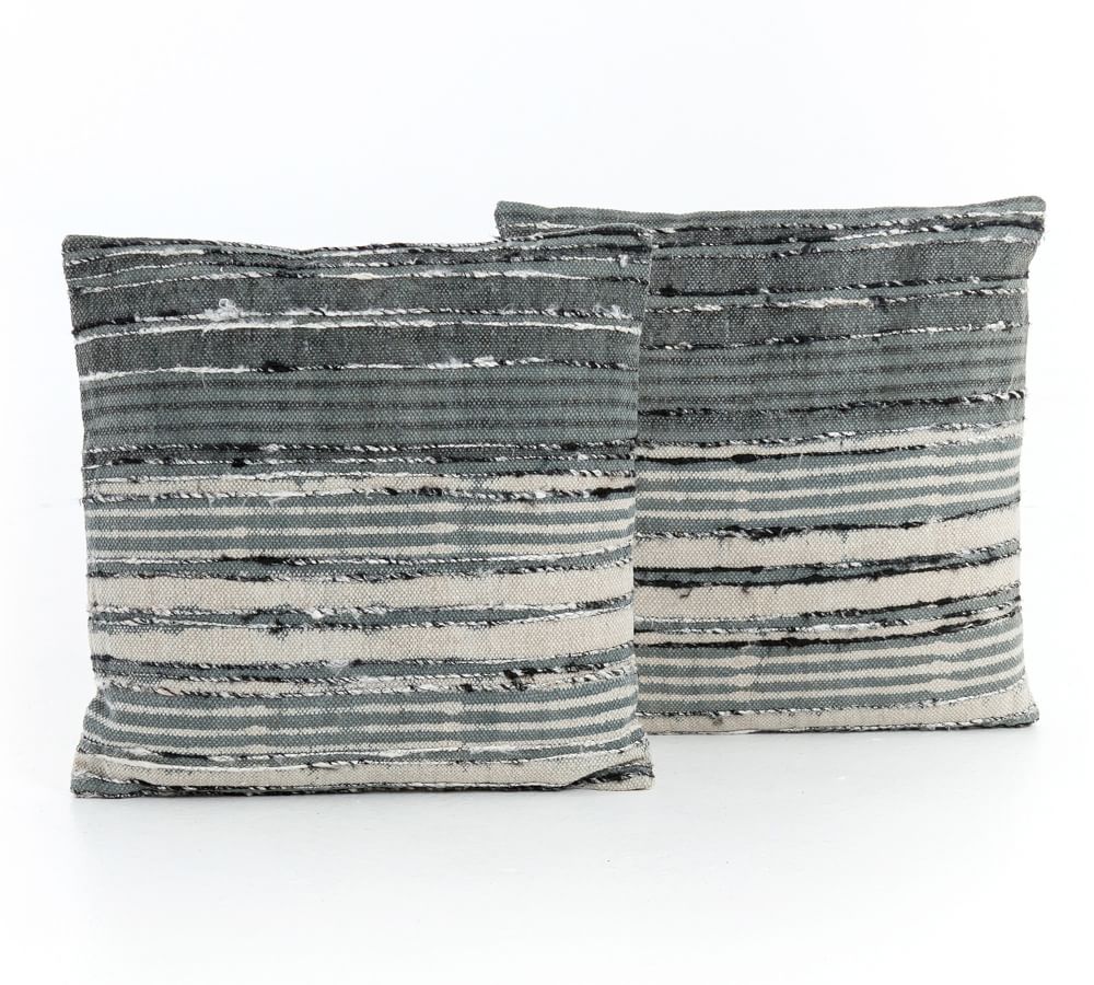 Silk Ribbon Pillows Set Of 2 Pottery Barn