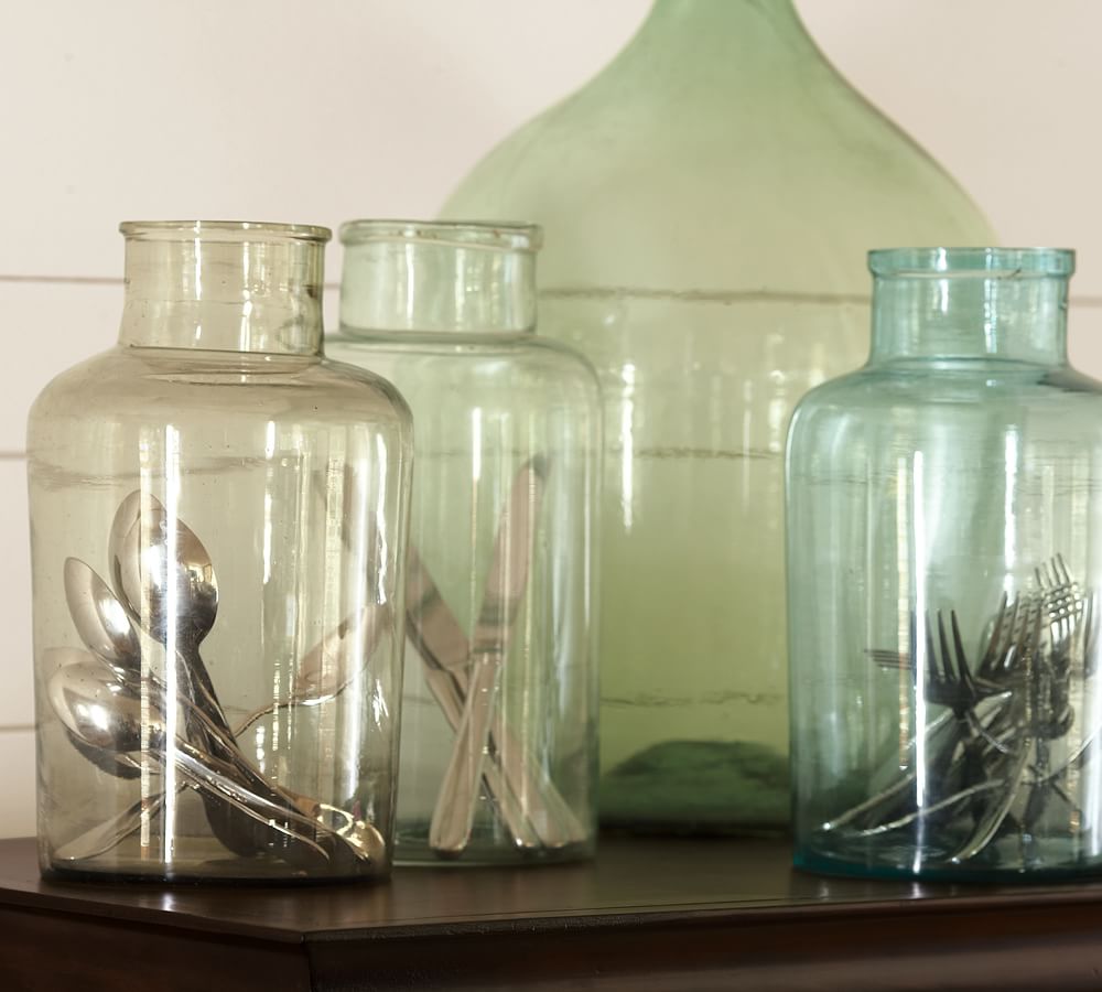 PB Found Glass Pickling Jar Pottery Barn