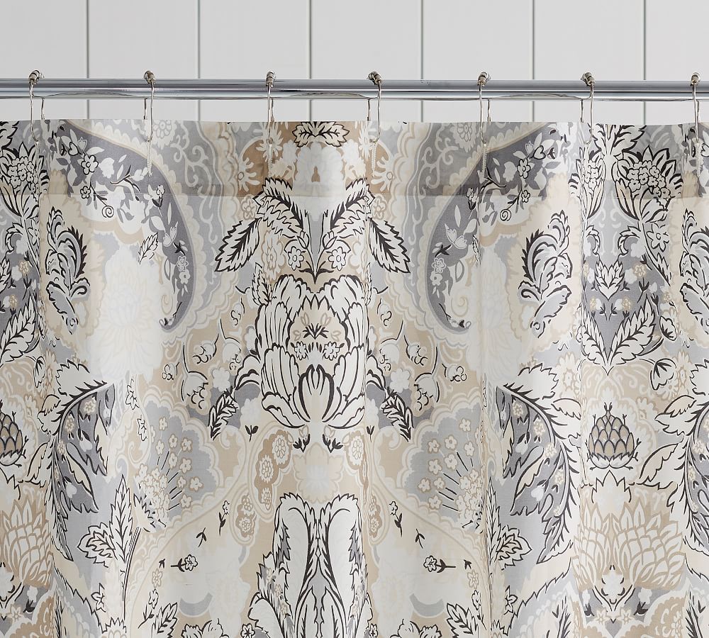 Celeste Cotton Shower Curtain Pottery Barn