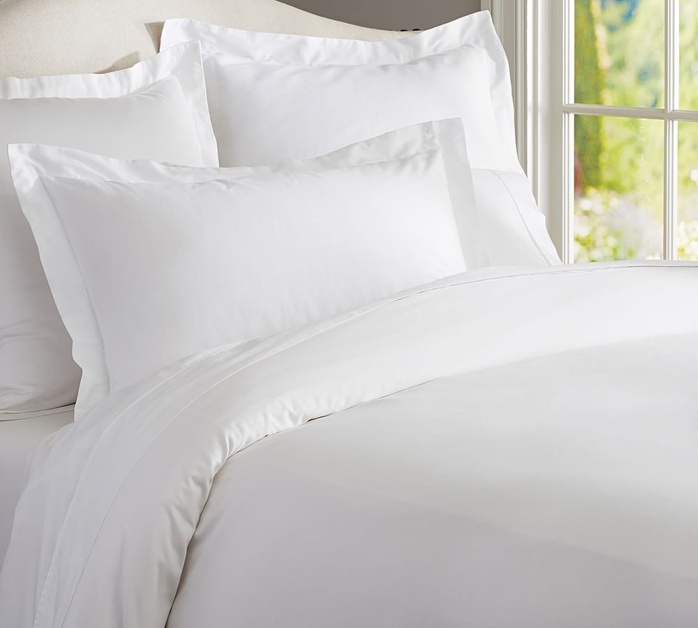 pottery barn sateen duvet