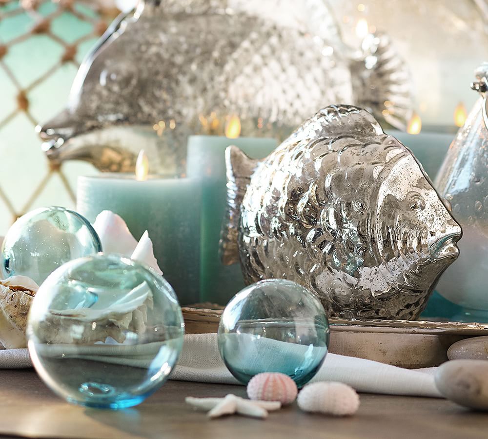 Recycled Glass Balls Pottery Barn