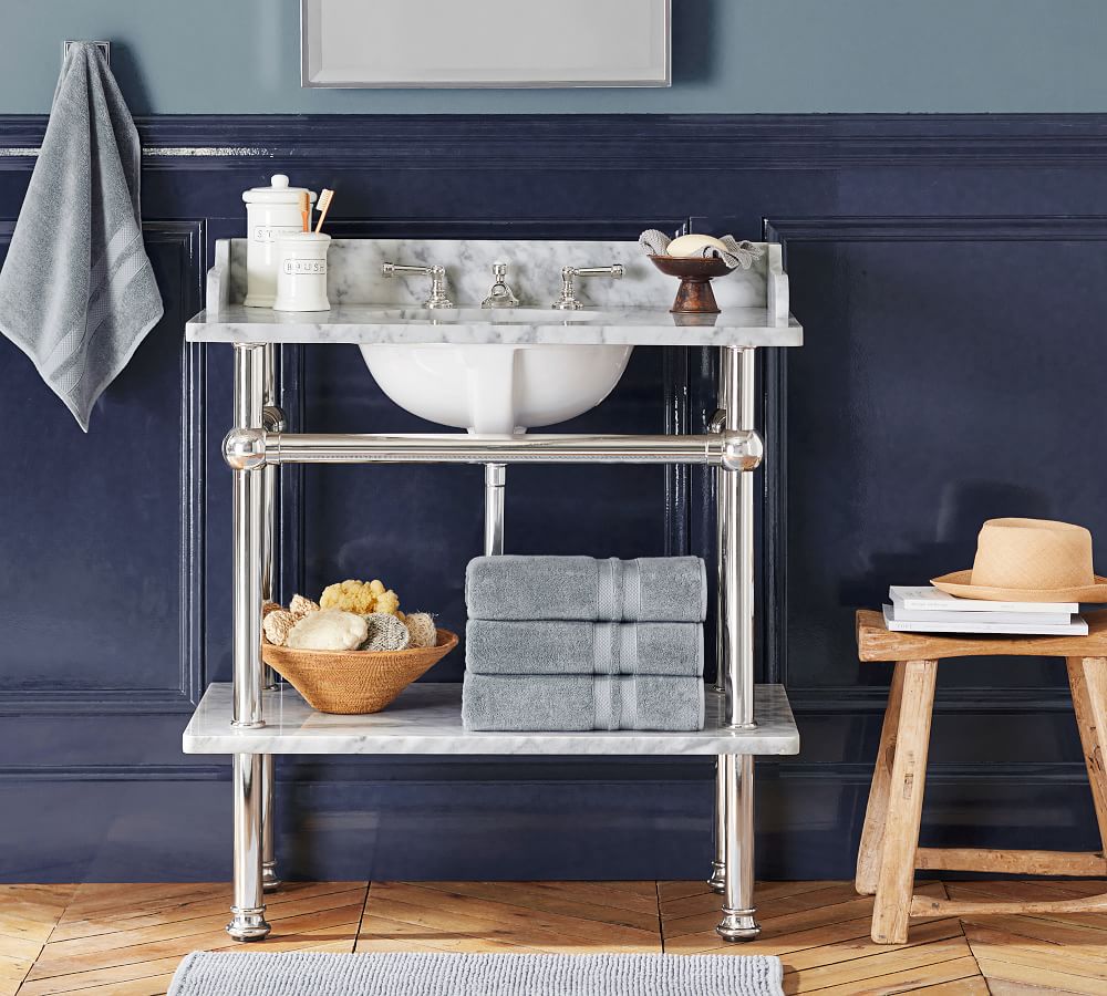 Ceramic Text Bath Accessories Pottery Barn