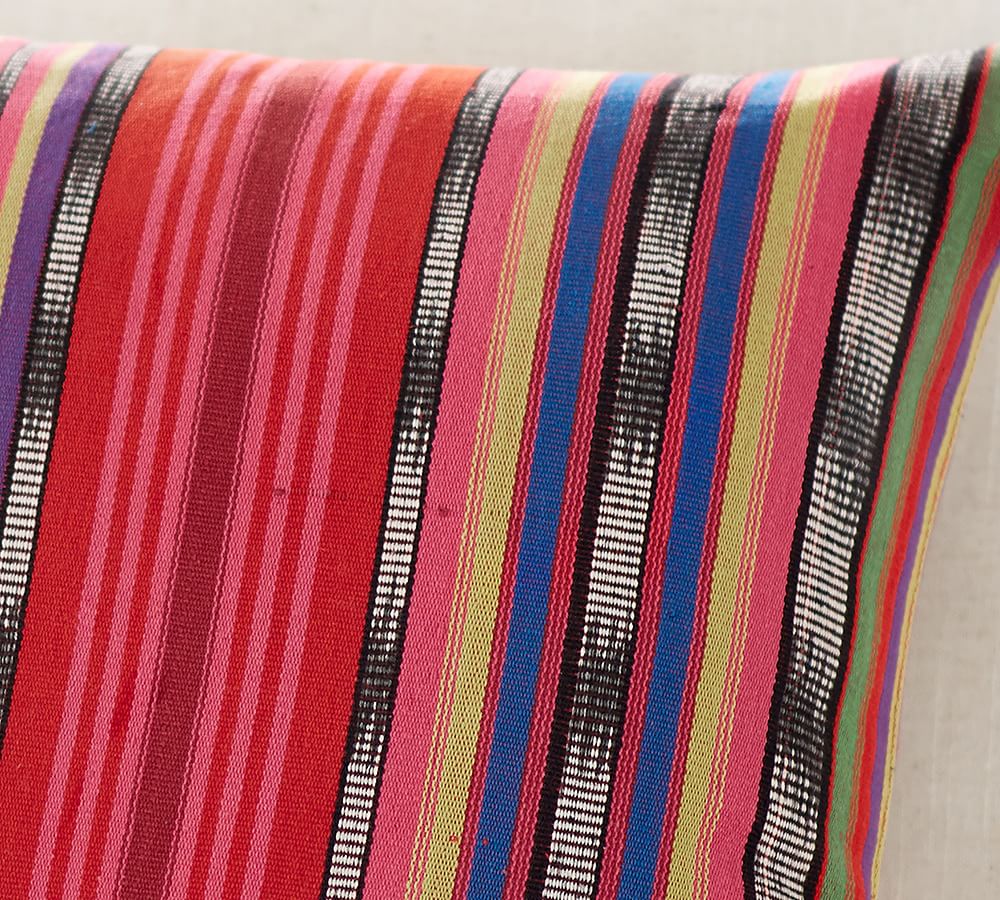 Carmen Stripe Decorative Pillow Cover Pottery Barn