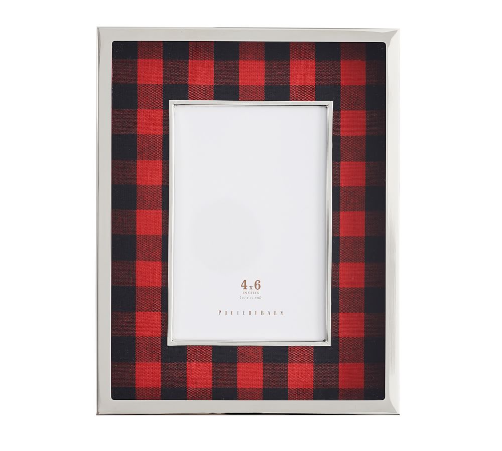 Plaid Picture Frames Pottery Barn