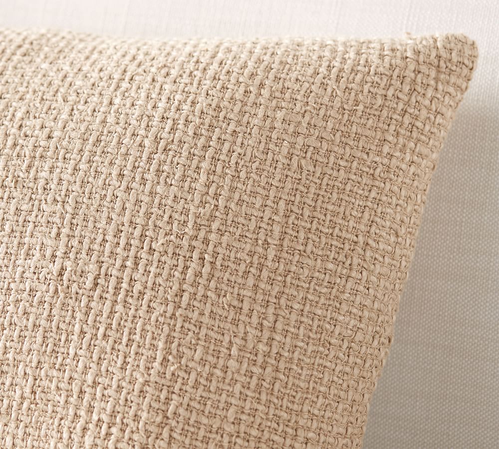 Dylan Textured Lumbar Pillow Covers Pottery Barn