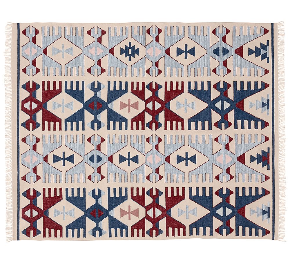 Dayton Kilim Recycled Yarn Indoor/Outdoor Rug Pottery Barn