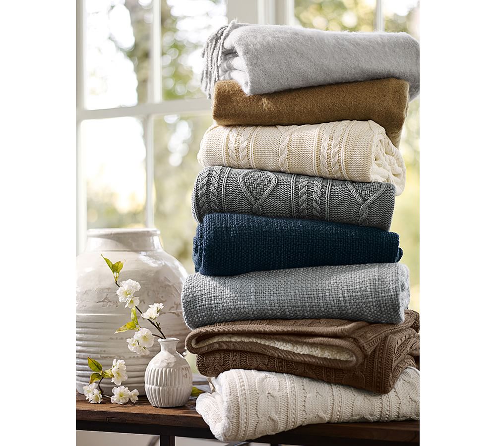 Briston Throw Blanket | Pottery Barn