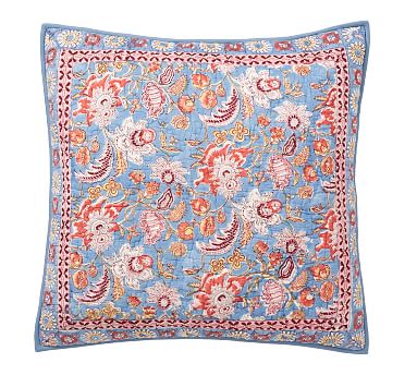 Nalini Reversible Block Print Pillow Sham | Pottery Barn