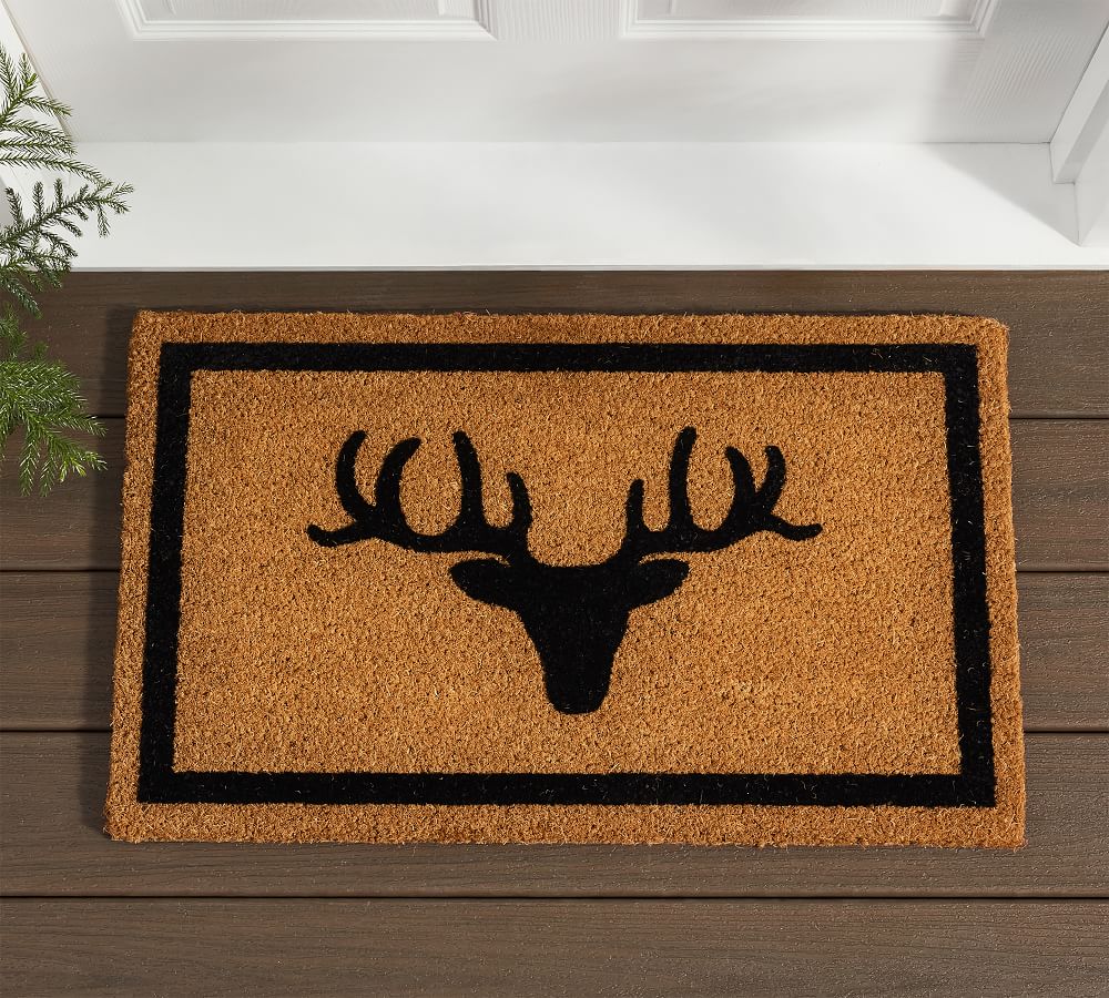 Stag Doormat Pottery Barn