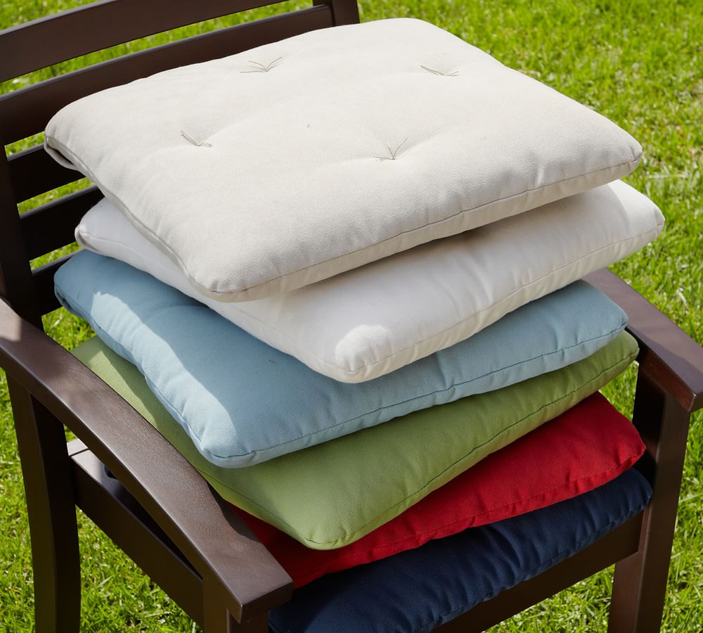 WATERPROOF CUSHION DINING GARDEN PATIO TABLE CHAIR SEAT PADS FILLED PILLOW SET 