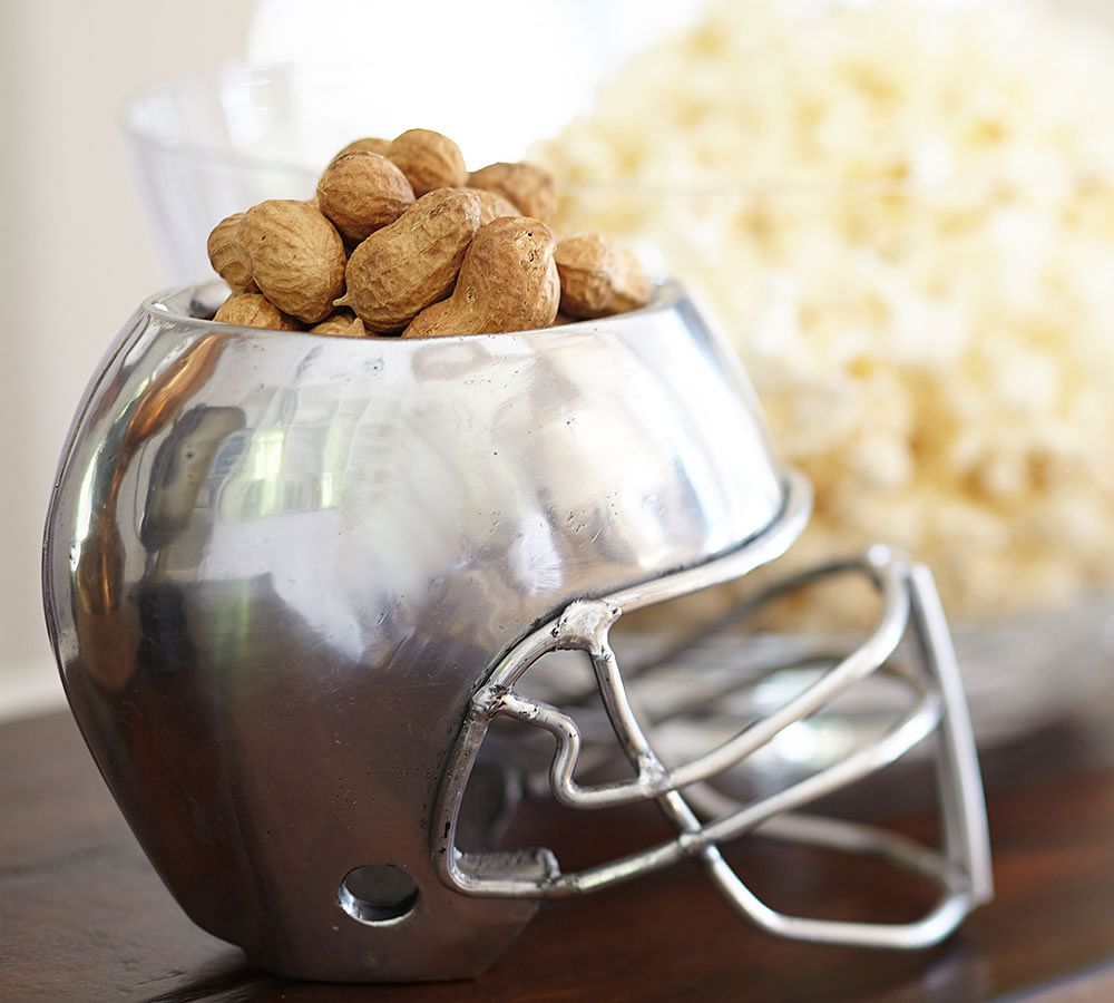 football helmet snack bowl