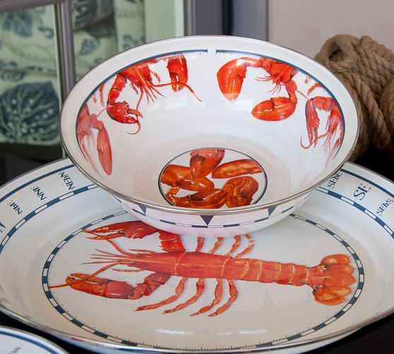 ceramic lobster platter