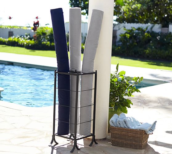 outdoor pool noodle storage