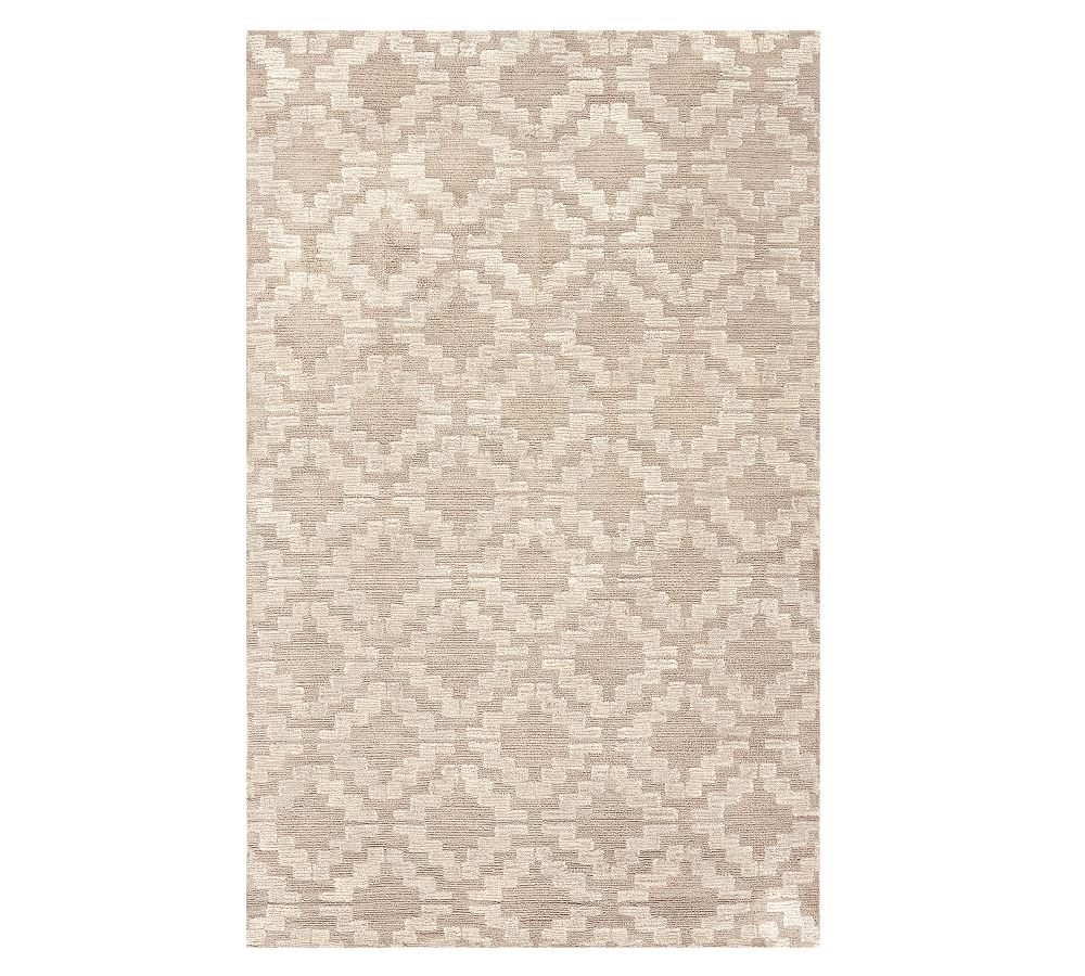 Neutral Banbury Tufted Rug Patterned Rugs Pottery Barn