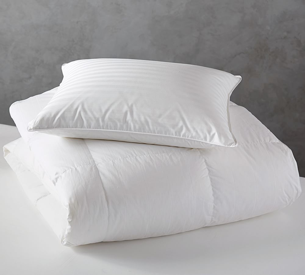 Luxury 700FP European White Goose Down Duvet Insert Pottery Barn