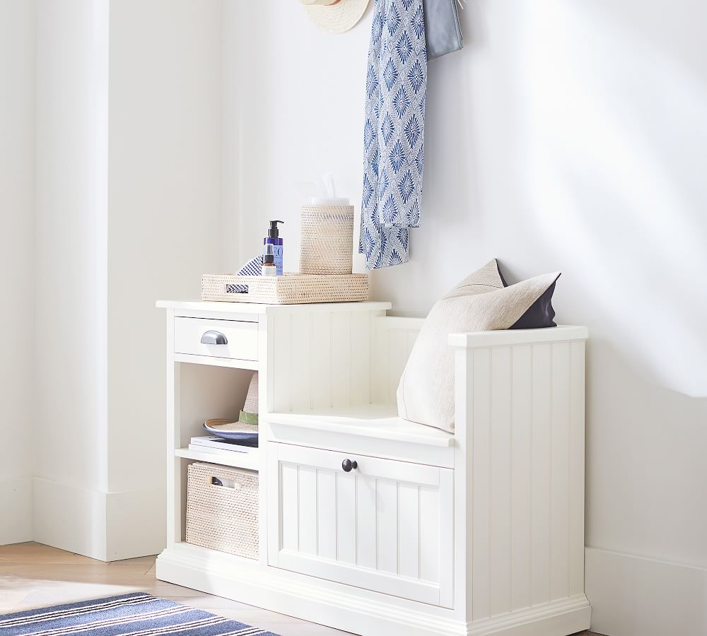Aubrey Entryway Storage Bench Pottery Barn