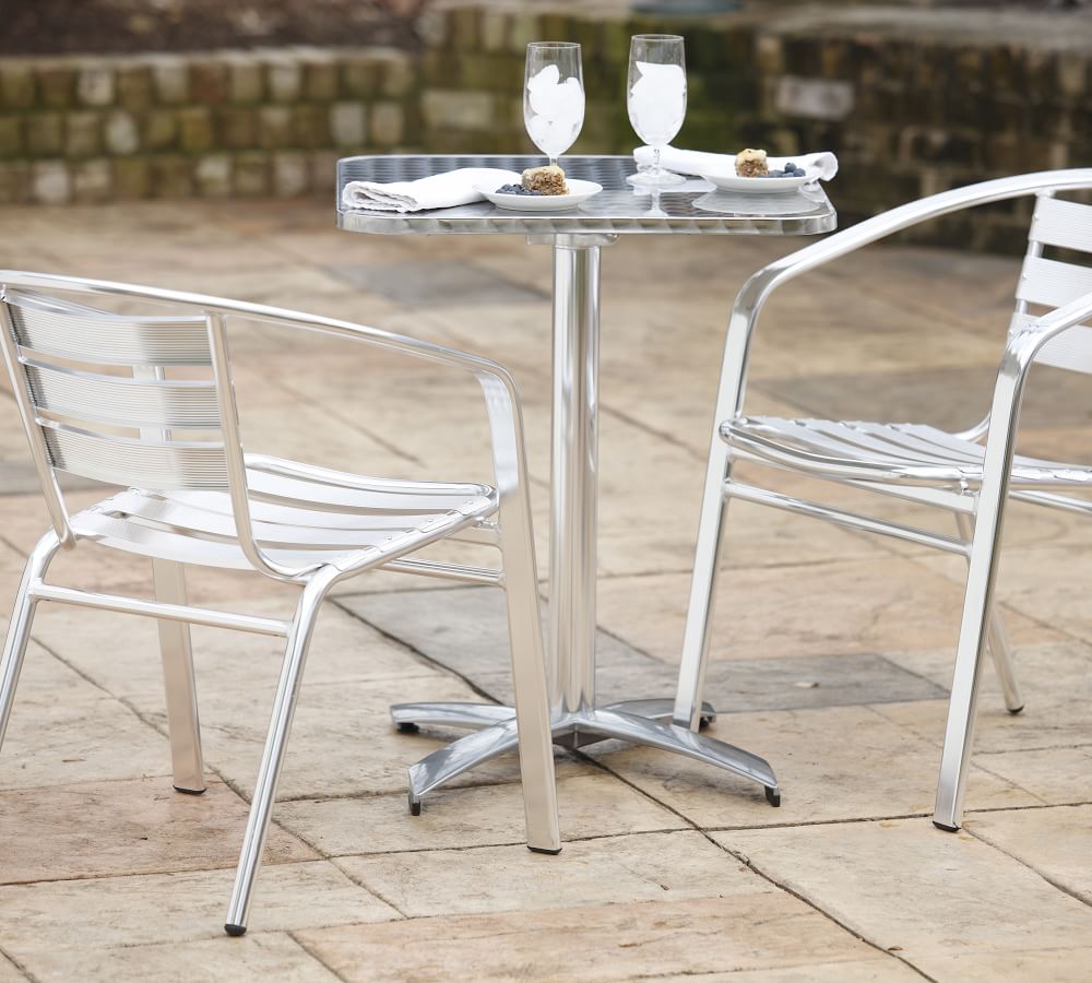 Armory 24 Outdoor Folding Metal Bistro Table Pottery Barn   Armory 24 Outdoor Folding Metal Bistro Table Z 