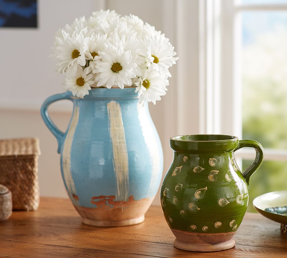 Painted Ceramic Pitchers Pottery Barn
