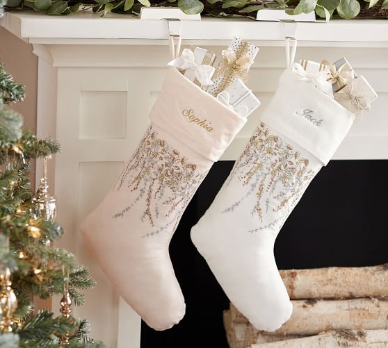 pottery barn christmas stockings review