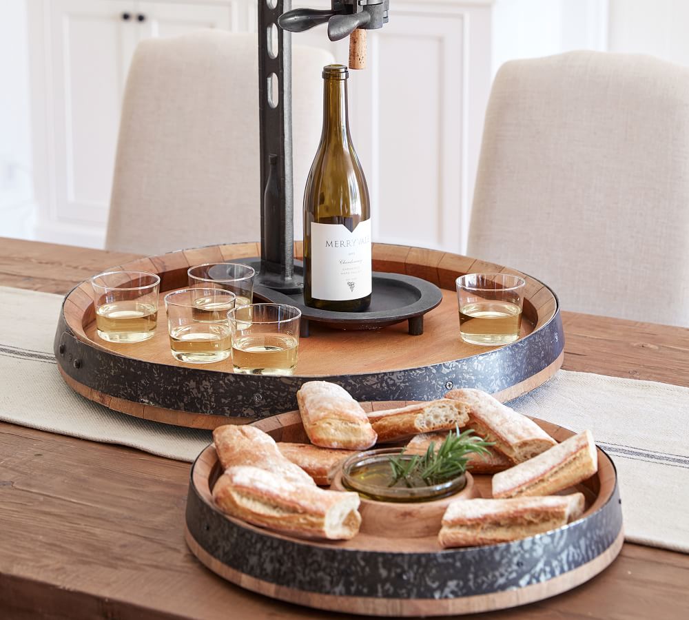 Barrel Top Chip & Dip Server Pottery Barn