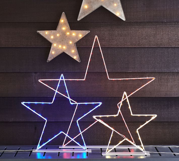 standing light up star