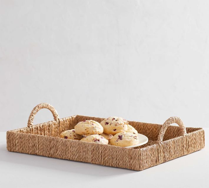 Seagrass Serving Tray Pottery Barn
