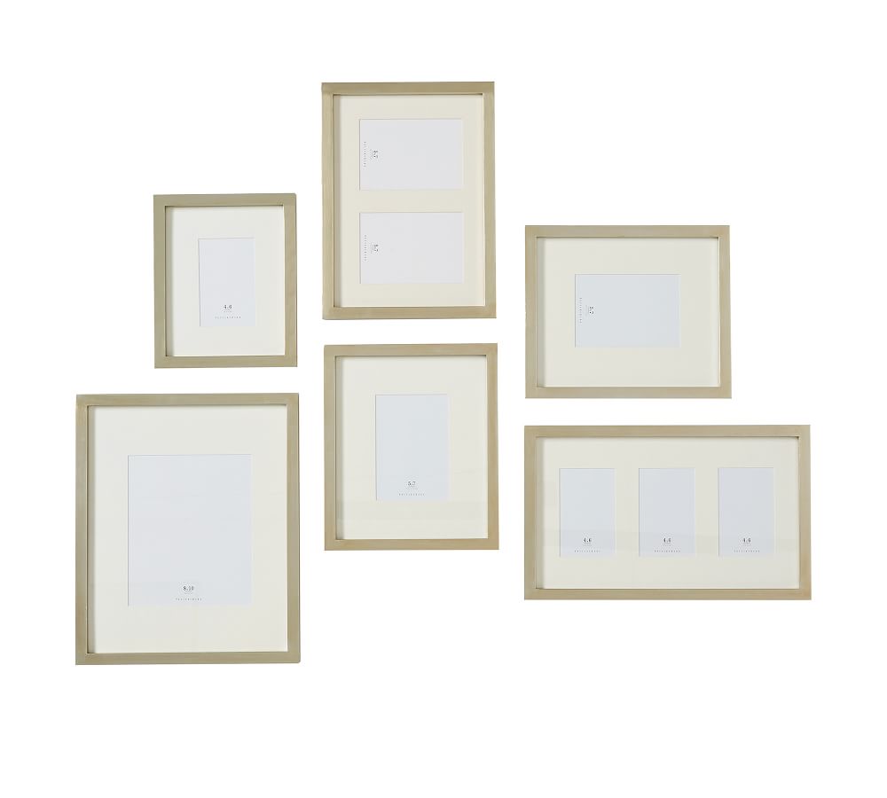 Gallery in a Box Picture Frames Champagne Pottery Barn