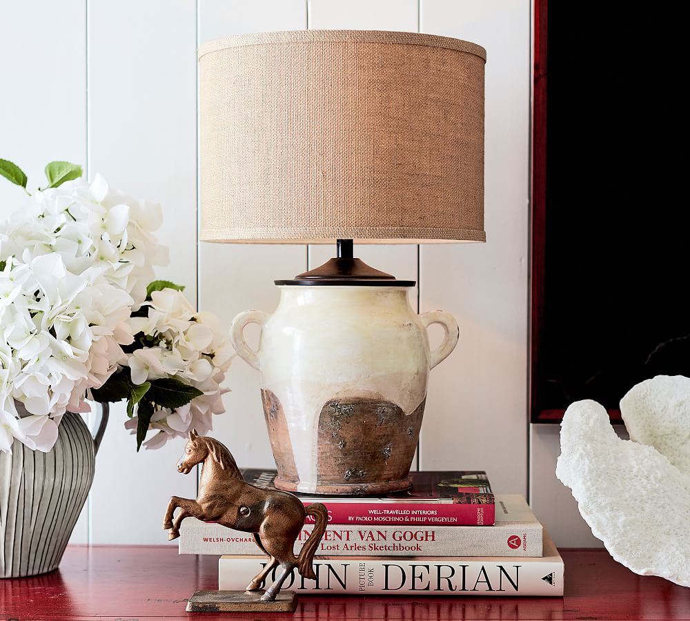 Saratoga Bedside Table Lamp Base Pottery Barn