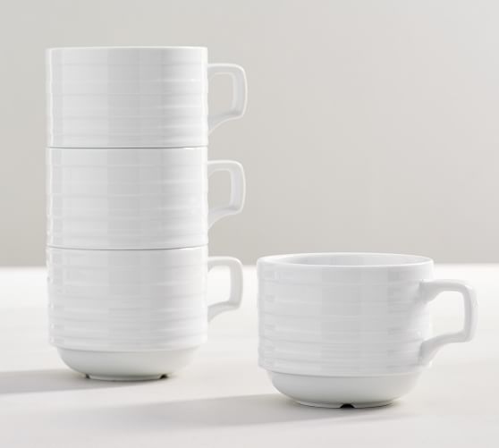 white fine bone china tea cups