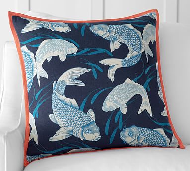 pottery barn koi fish duvet