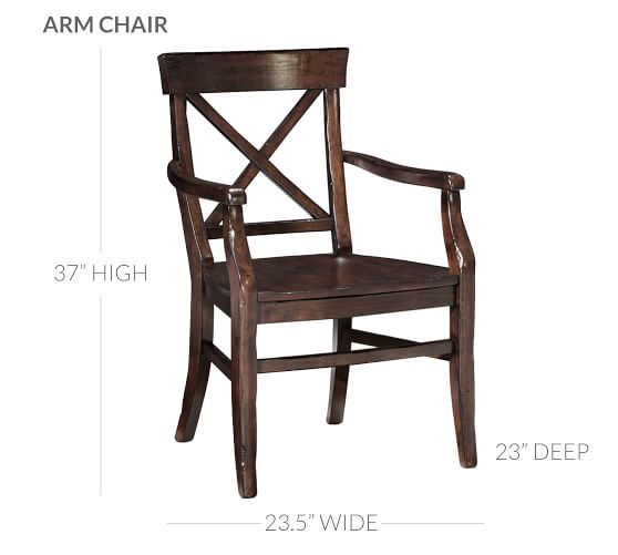 dining arm chairs wood