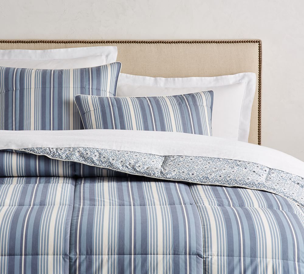 Meredith Reversible Comforter & Shams Pottery Barn