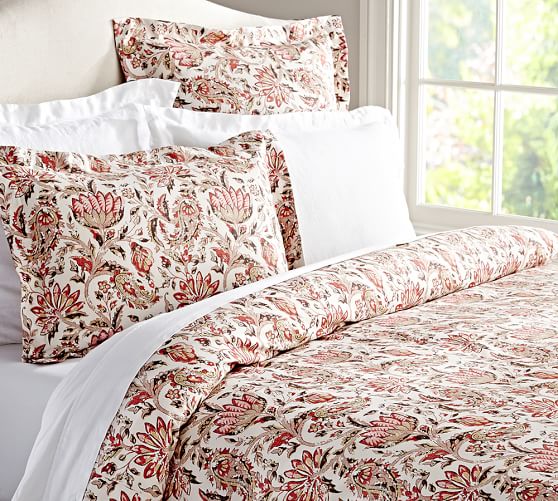 pottery barn paisley comforter